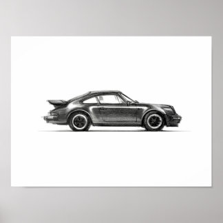 Porsche 930 Turbo Print 12x16