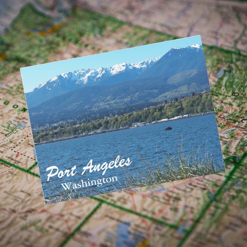 Port Angeles Washington Travel Photo Postcard
