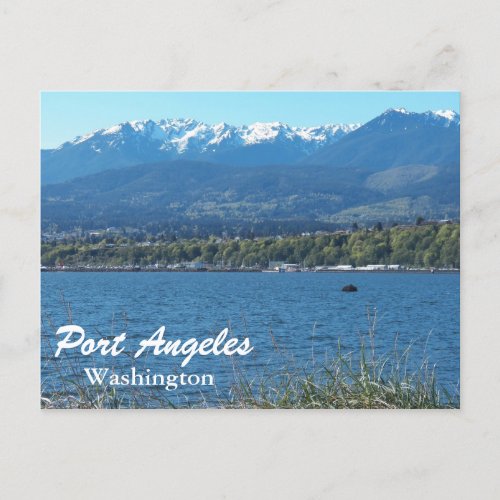 Port Angeles Washington Travel Postcard