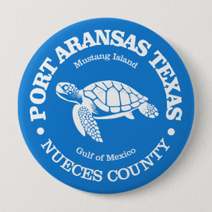 Port Aransas (sea turtle) Button