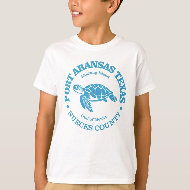 Port Aransas (sea turtle) T-Shirt (Front)