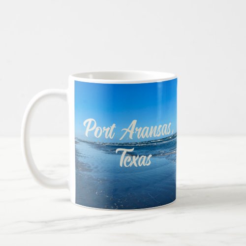 Port Aransas Texas Coast Ocean Waves Photography Coffee Mug