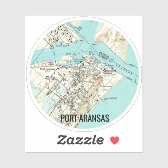 Port Aransas Texas  Sticker (Sheet)