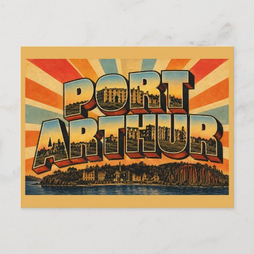 Port Arthur Tasmania Australia Convict Site Art Postcard