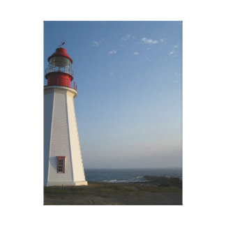 Port au Choix Newfoundland - Lighthouse / ocean Canvas Print