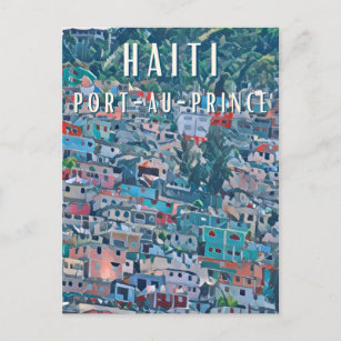 Port-au-Prince, a vibrant city in the heart of Hai Postcard
