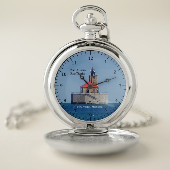 Port Austin Reef Light pocket watch (Inside)