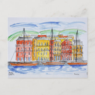 Port, Bastia   Corsica, France Postcard
