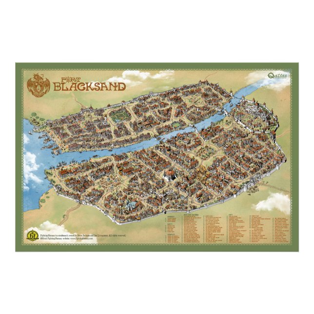 Port Blacksand: City of Thieves - Photo paper Print (Front)