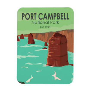 Port Campbell National Park Australia Vintage Magnet
