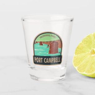 Port Campbell National Park Australia Vintage Shot Glass