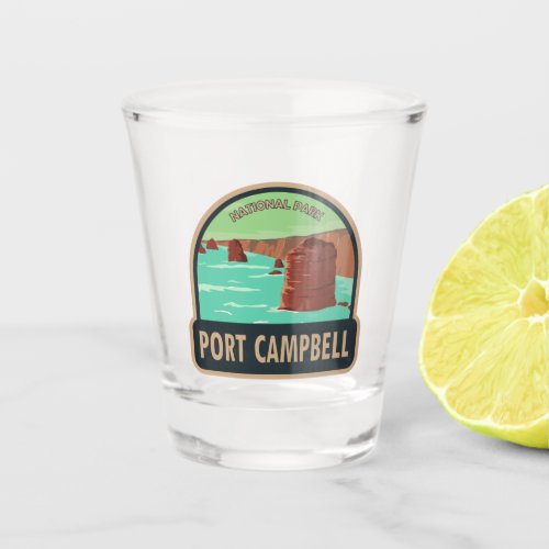 Port Campbell National Park Australia Vintage Shot Glass