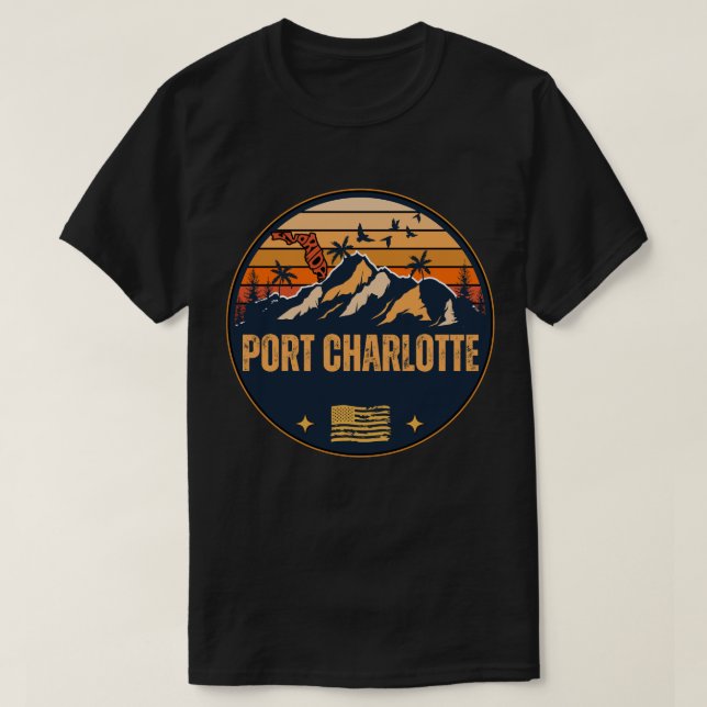 Port Charlotte, Florida  T-Shirt (Design Front)