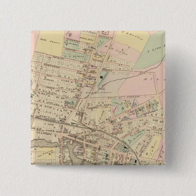 Port Chester, New York 2 Button (Front)