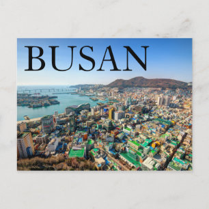 Port City Busan South Korea Postcard