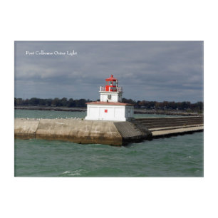 Port Colborne Outer Light acrylic wall art