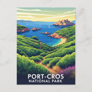 Port-Cros National Park France Travel Postcard