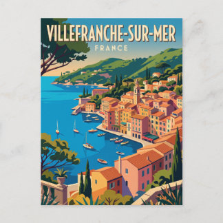 Port de Villefranche-sur-Mer France Postcard