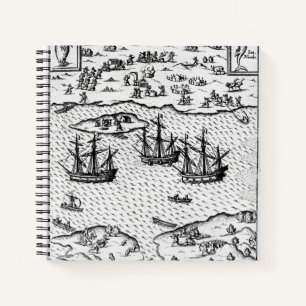 Port Desire   1626 (Engraving) Notebook