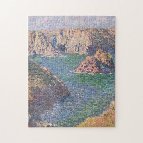 Port Domois Belle Isle 1887 By Claude Monet Jigsaw Puzzle