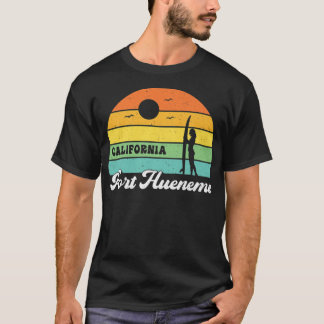 Port Hueneme Beach California Retro Vintage Surfin T-Shirt