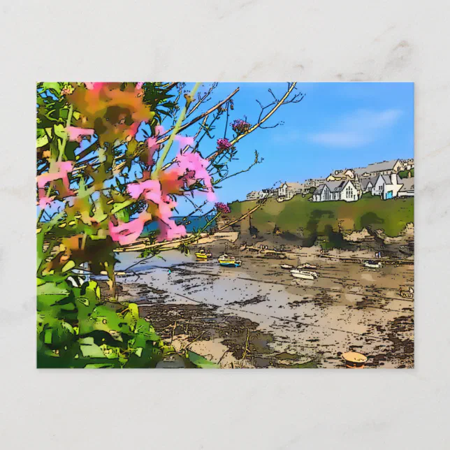 Port Isaac Cornwall Harbor Fisherman’s Friends Postcard | Zazzle