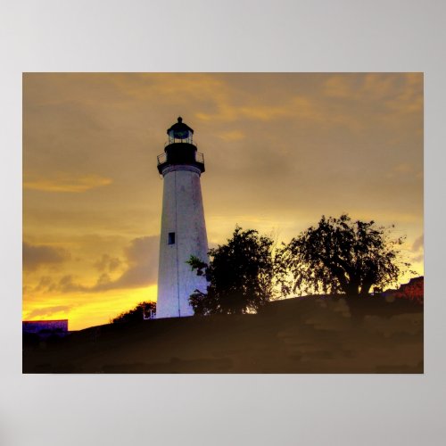 Port Isabel Texas lighthouse Poster
