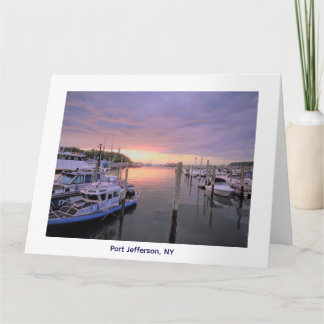Port Jefferson, New York Thank You Card
