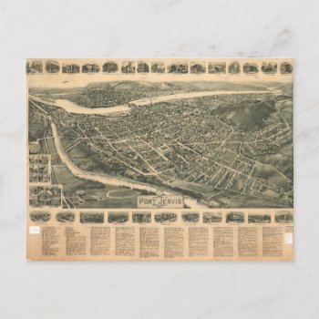Port Jervis  New York (1920) Postcard by TheArts at Zazzle