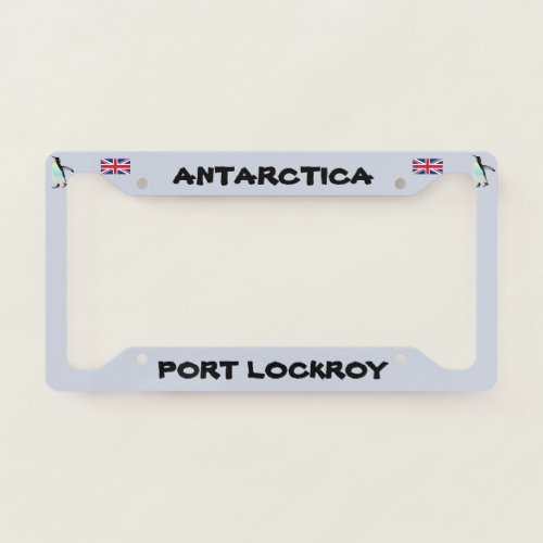 Port Lockroy Antarctica License Plate Frame