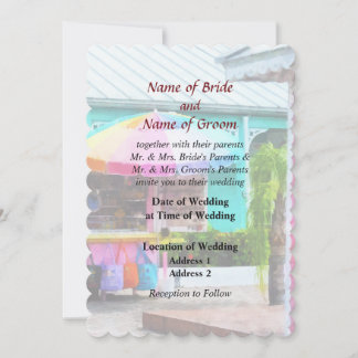 Port Lucaya Marketplace Bahamas Wedding Products Invitation