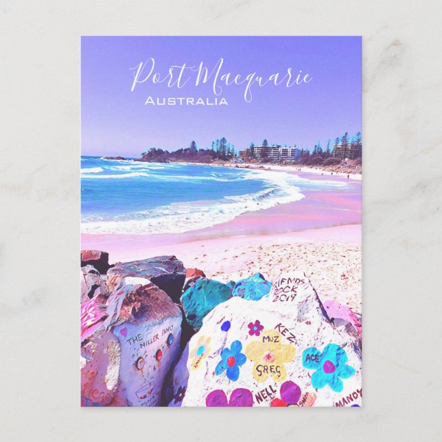 Port Macquarie NSW Australia travel scenery Postcard (Front)