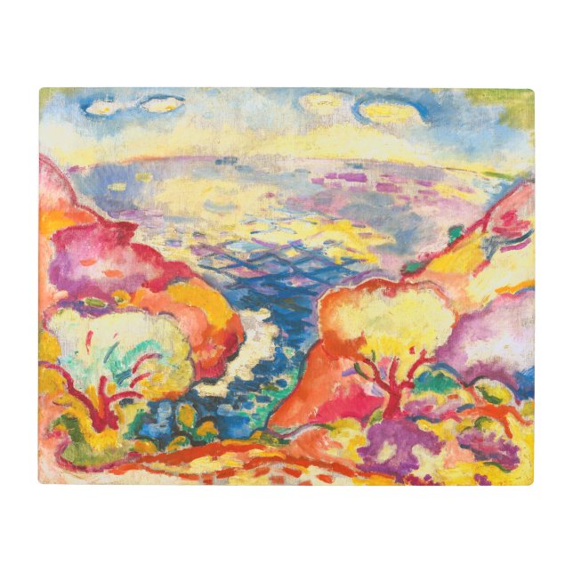 Port Miou | Georges Braque | Metal Print (Front)