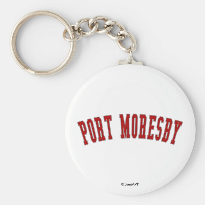 Port Moresby Keychain