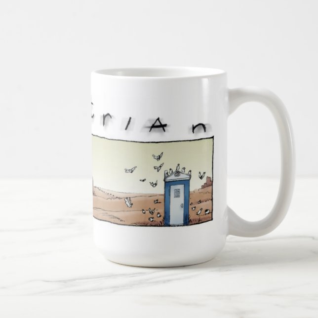Port-o-john dusk coffee mug (Right)