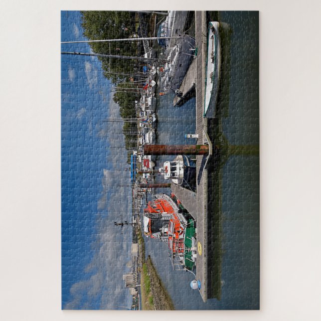Port of Anglet in France Jigsaw Puzzle (Vertical)