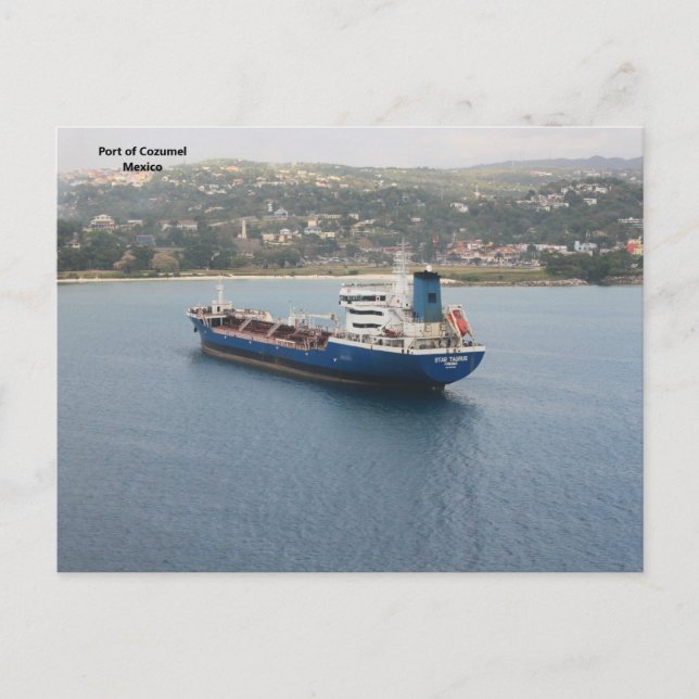 Port of Cozumel Mexico Postcard (Front)