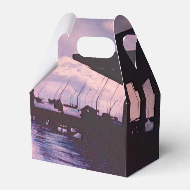 Port of DeFrance Favor Boxes (Front Side)