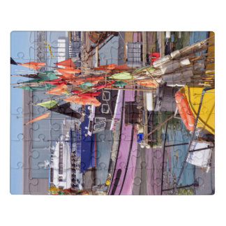 Port of Les Sables d'Olonne in France Jigsaw Puzzle