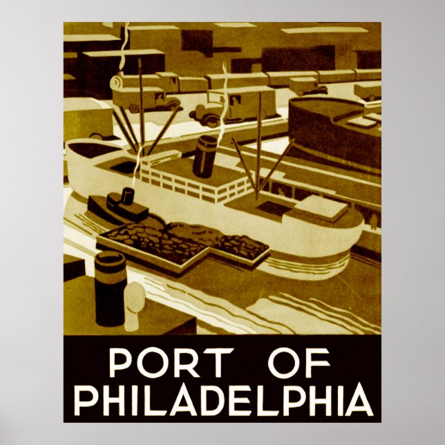 Port of Philadelphia Poster (Front)