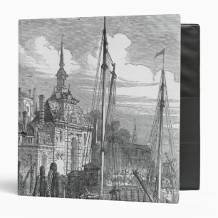Port of Rotterdam, Holland 3 Ring Binder
