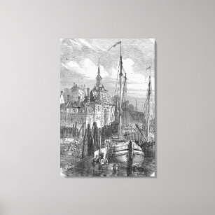 Port of Rotterdam, Holland Canvas Print