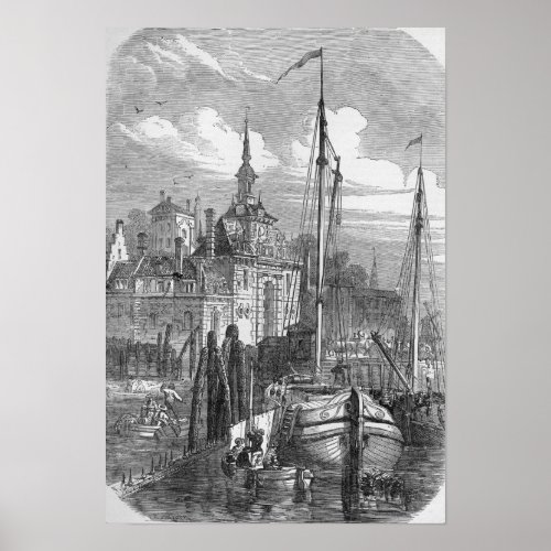 Port of Rotterdam Holland Poster