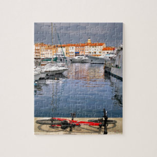 Port of Saint-Tropez in France Jigsaw Puzzle