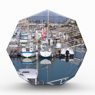 Port of Saint-Vaast-la-Hougue in France Acrylic Award