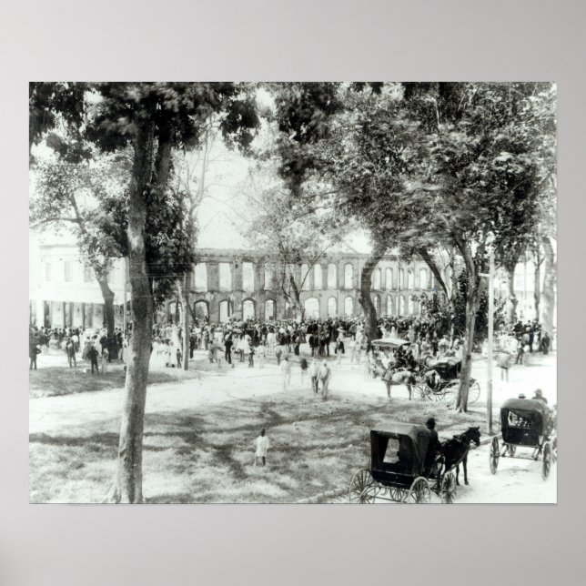 Port of Spain, Trinidad, 1891 Poster (Front)