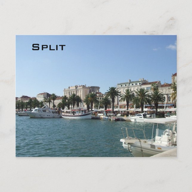 Port of Split Postcard (Front)