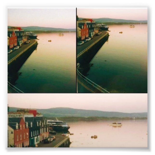 Port of Tobermory, Isle of Mull, Scotland Photo Print (Front)