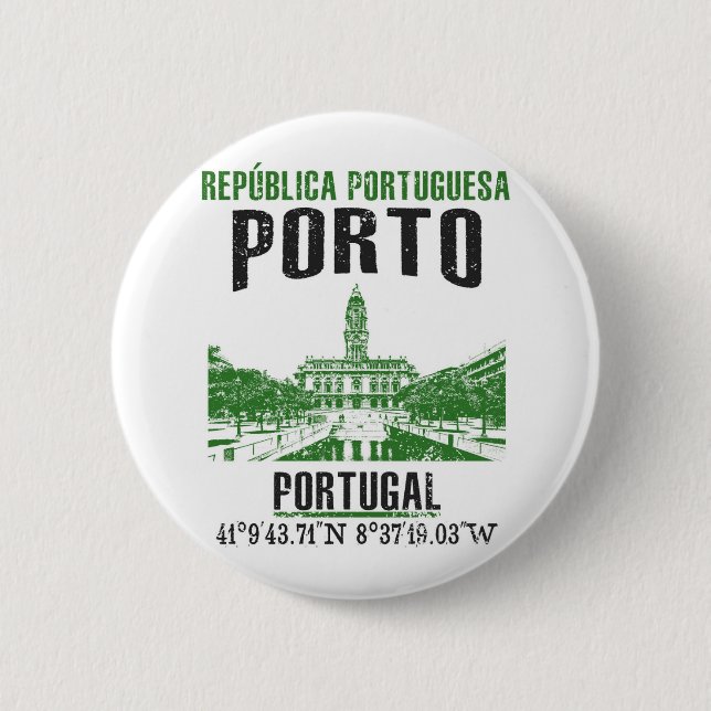 Port Pinback Button (Front)