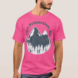 Port Protection Ak Mountains Hiking Climbing Campi T-Shirt
